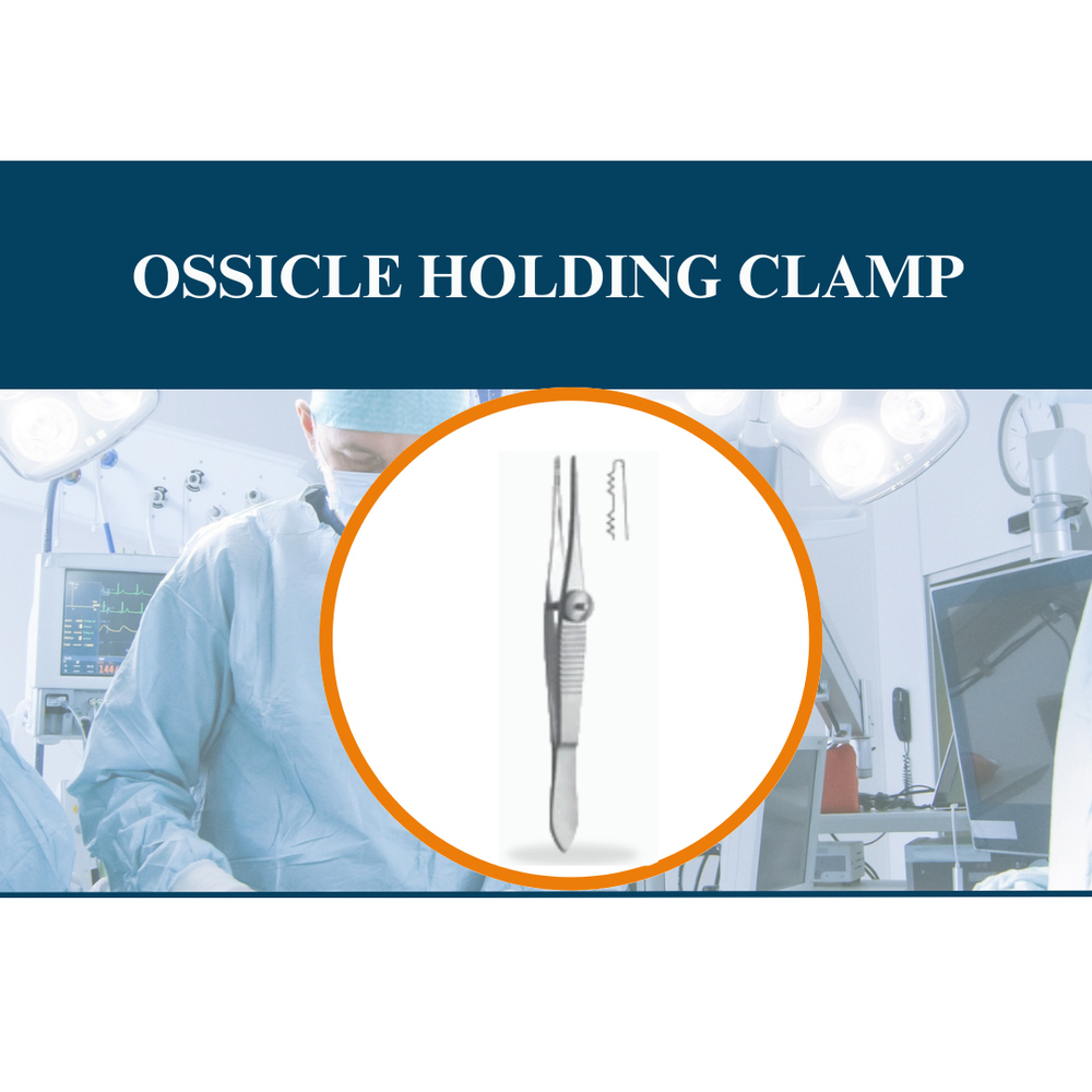 Lightweight Surgical Ossicle Holding Clamp