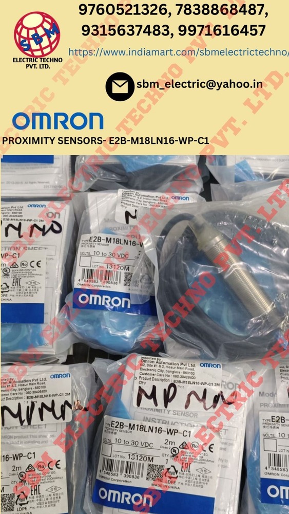 OMRON PROXIMITY SENSOR,E2B-M18LN16-WP-C1 2M