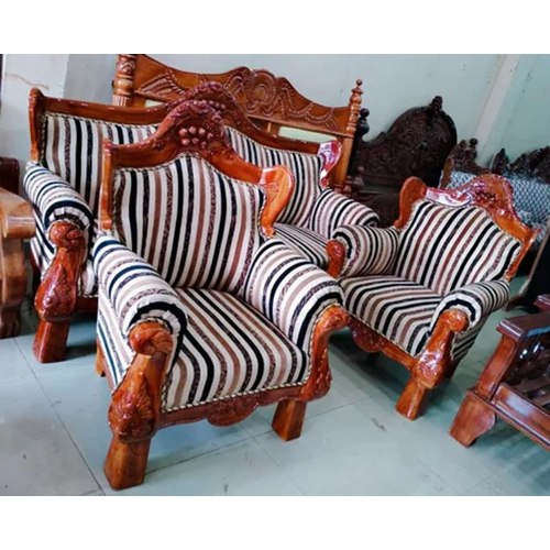 5 Seater Wooden Sofa Set - Furniture Type: Home Furniture