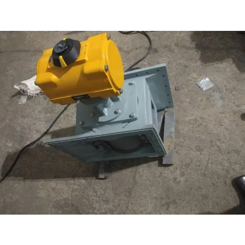 Pneumatic Flow Control Gate - Color: Gray & Yellow