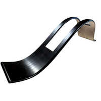 Black Teak Wood Sofa Handle - Teak Wood, 7x3 Inches, Black Color, 12 Micrometers Thickness | Polished Finish, Durable Design, Easy Grip