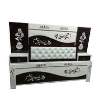 Wooden Double Box Bed