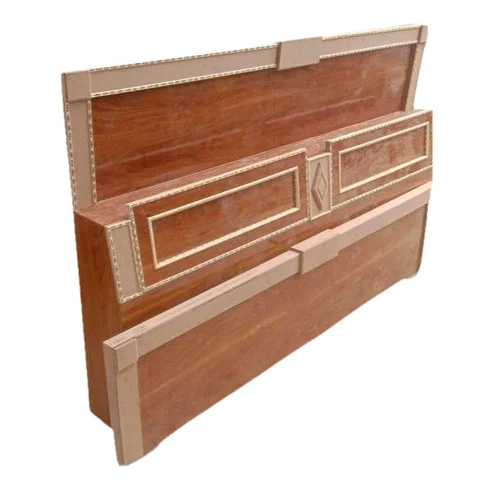 Teak Wood Bed Headboard - Color: Brown