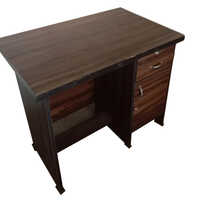 3x2 Feet Wooden Computer Table - Color: Brown