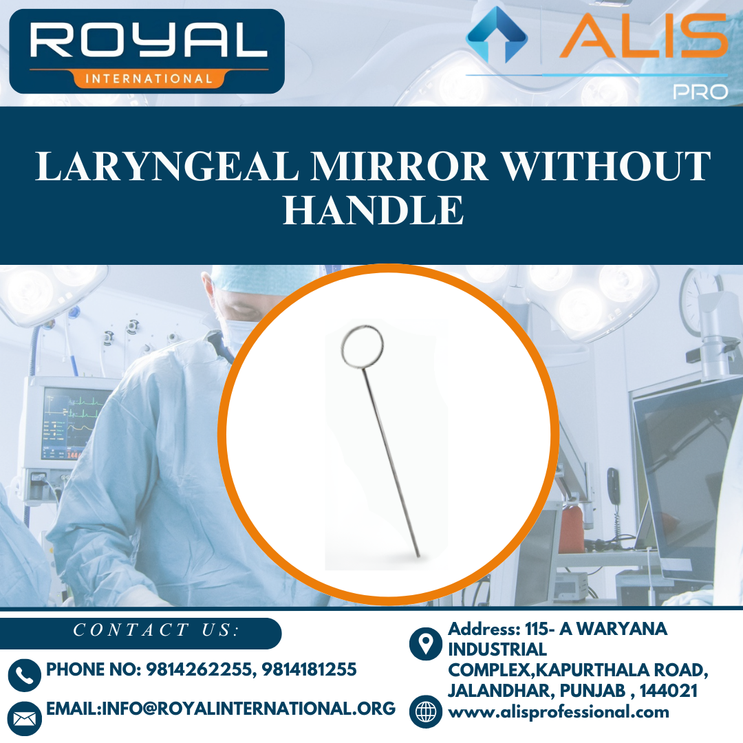 Laryngeal Mirror Without Handle