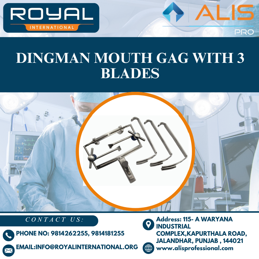 Dingman Mouth Gag With 3 Blades