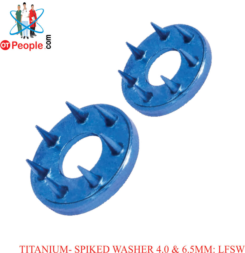 Titanium spine Suture Washer