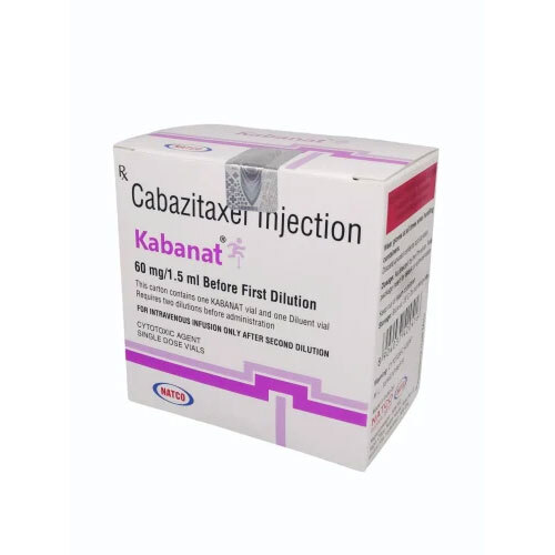 60Mg Kabanat Cabazitaxel Injection - Origin: India