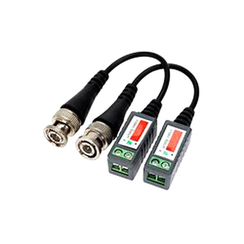 Rj45 Connector And Video Bullons - Color: Black