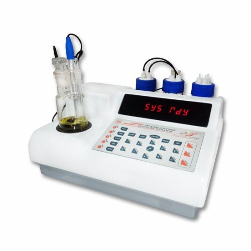 Microprocessor Karl Fischer Titrator - Color: White