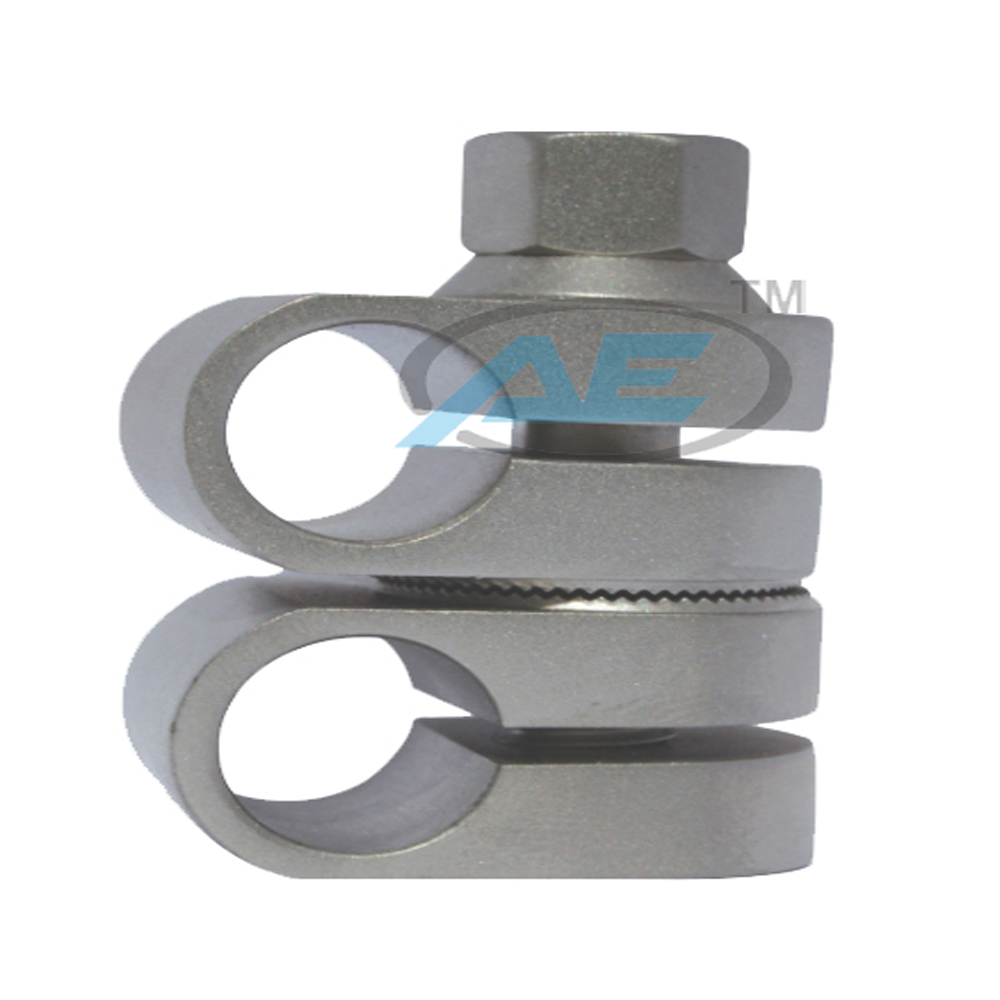 Tube To Tube Clamp - High-quality Stainless Steel, Versatile Size For Various Tube Applications | Ideal For Medical Equipment Support Solutions