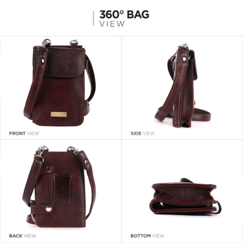 Ladies Rich Brown Sling Bag