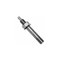 Stainless Steel Pin Type Anchor - 10x80mm Size, 20mm Diameter | Polished Silver Finish, Designed For Heavy-duty Industrial Applications