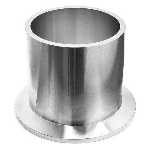 Stainless Steel Long Stub End - SS304, 3 Inch Size, Silver Color - Round Shape, Designed for the Chemical Industry, Includes Warranty