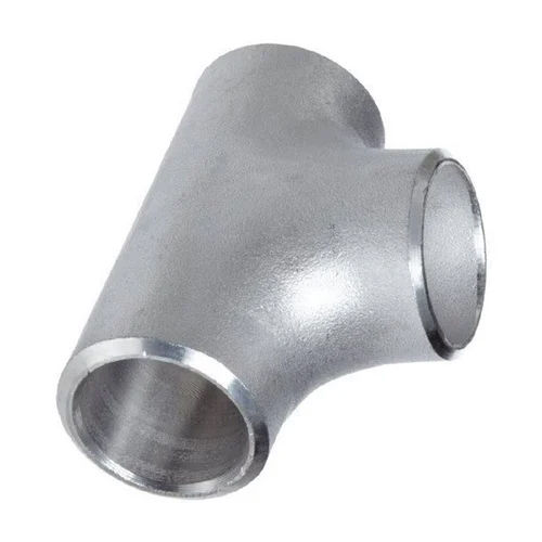 Stainless Steel Butt Weld Tee - Color: Silver