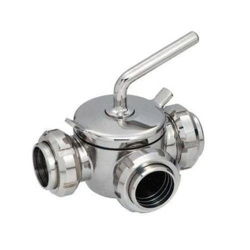 Stainless Steel 3 Way Plug Valve - Application: To Manage A Variety Of Liquids