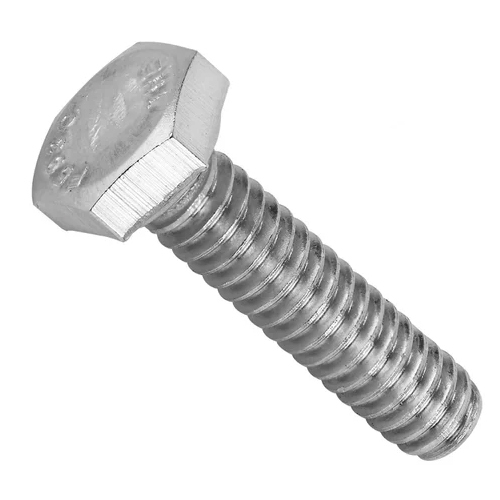 Stainless Steel 317 Hex Bolt - Color: Silver