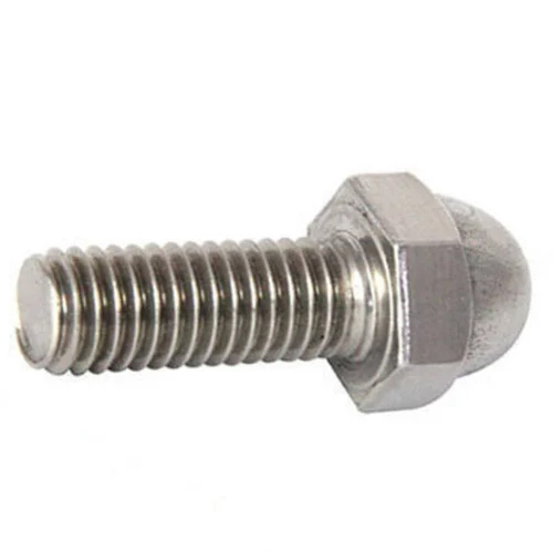 Stainless Steel Dome Bolt - Color: Silver