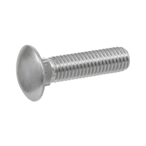 Stainless Steel Carriage Bolt - Color: Silver