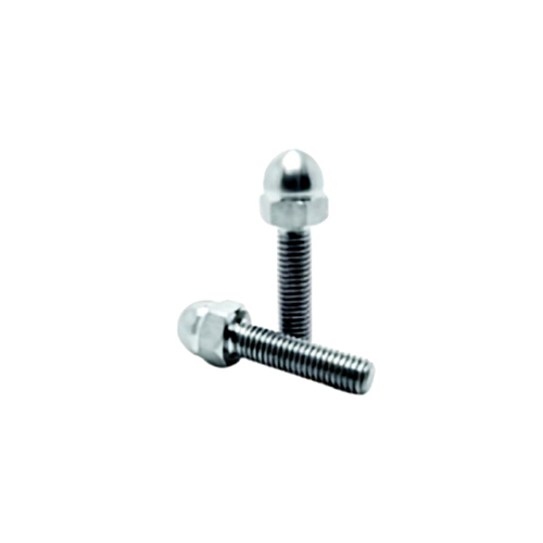 Steel Dome Bolt - Color: Silver