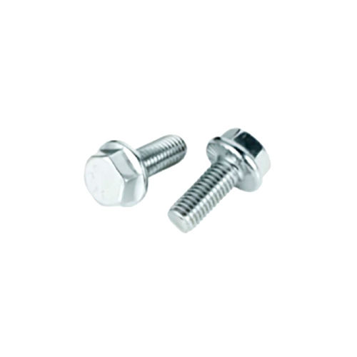 Steel Flange Bolt - Color: Silver