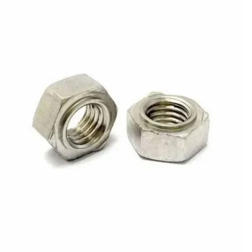 Steel Weld Nut - Color: Silver