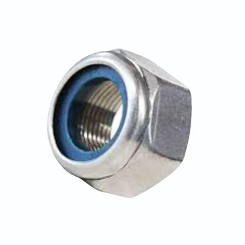 Stainless Steel Nylock Nut - Color: Silver