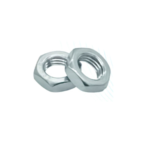 Stainless Steel Lock Nuts - Color: Silver