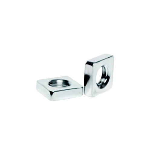 Steel Square Nut - Color: Silver