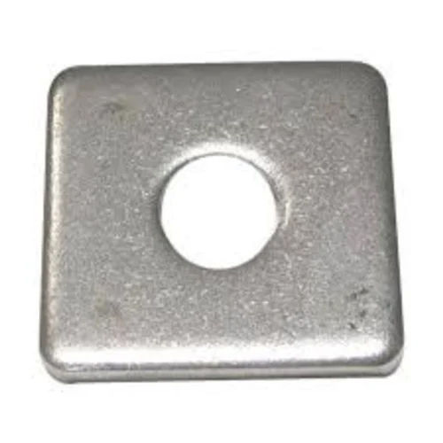 Stainless Steel Square Washer - Color: Silver