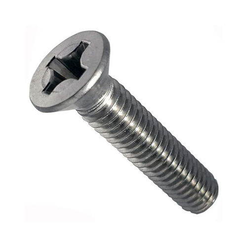 Stainless Steel Countersunk Head Screw - Color: Silver