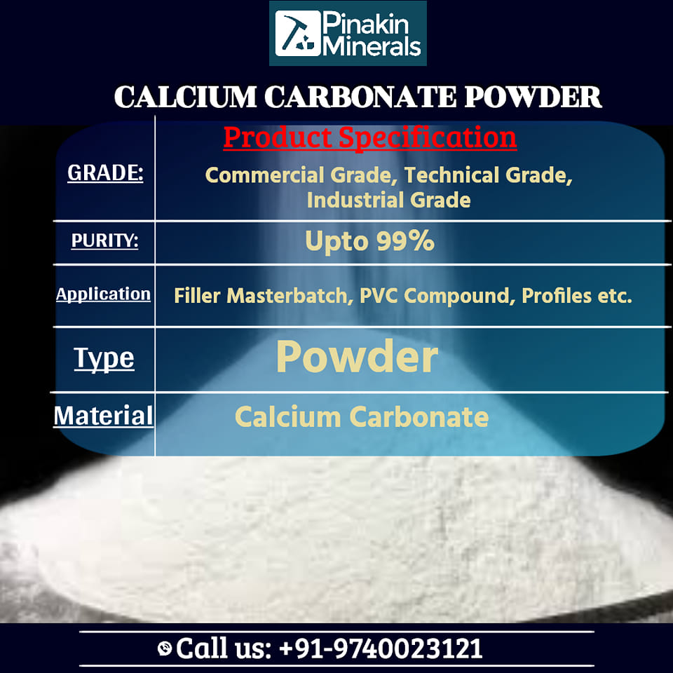 Calcium Carbonate Powder For PVC Profiles
