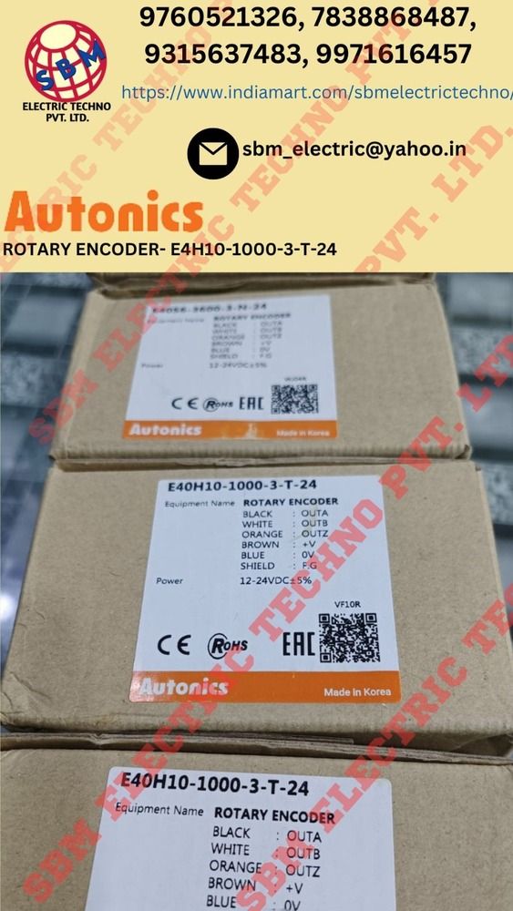 AUTONICS ROTARY ENCODER,E40H10-1000-3-T-24