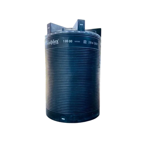 Simplex Industrial Water Storage Tank - Color: Black