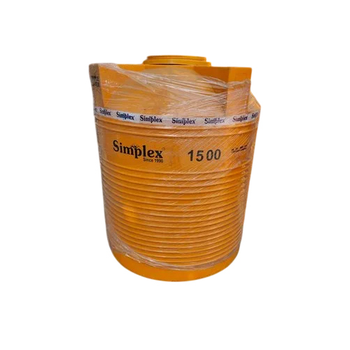 Simplex Triple Layer 1500 Liter Water Tank - Color: Black