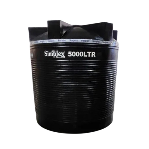 5000 Ltr Water Storage Tank - Color: Black
