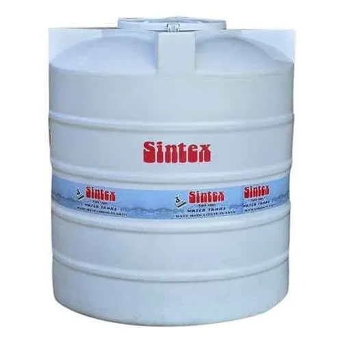 Sintex Plastic Tank - Color: White