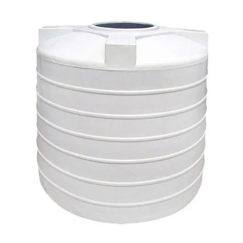 5000 Ltr Hdpe Water Storage Tank - Color: White