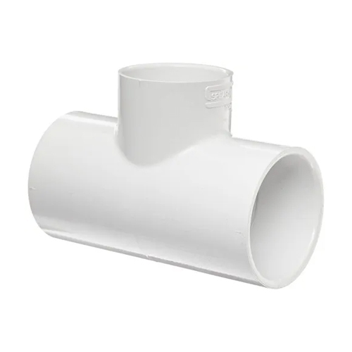 1-2 Inch Upvc Tee - Color: White