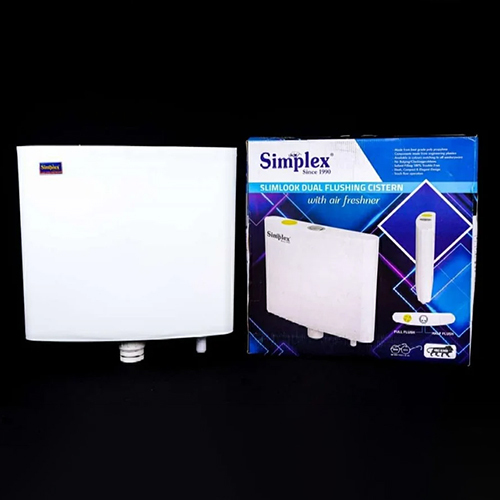 Simplex Slimlook Dual Flushing Cistern With Air Freshener