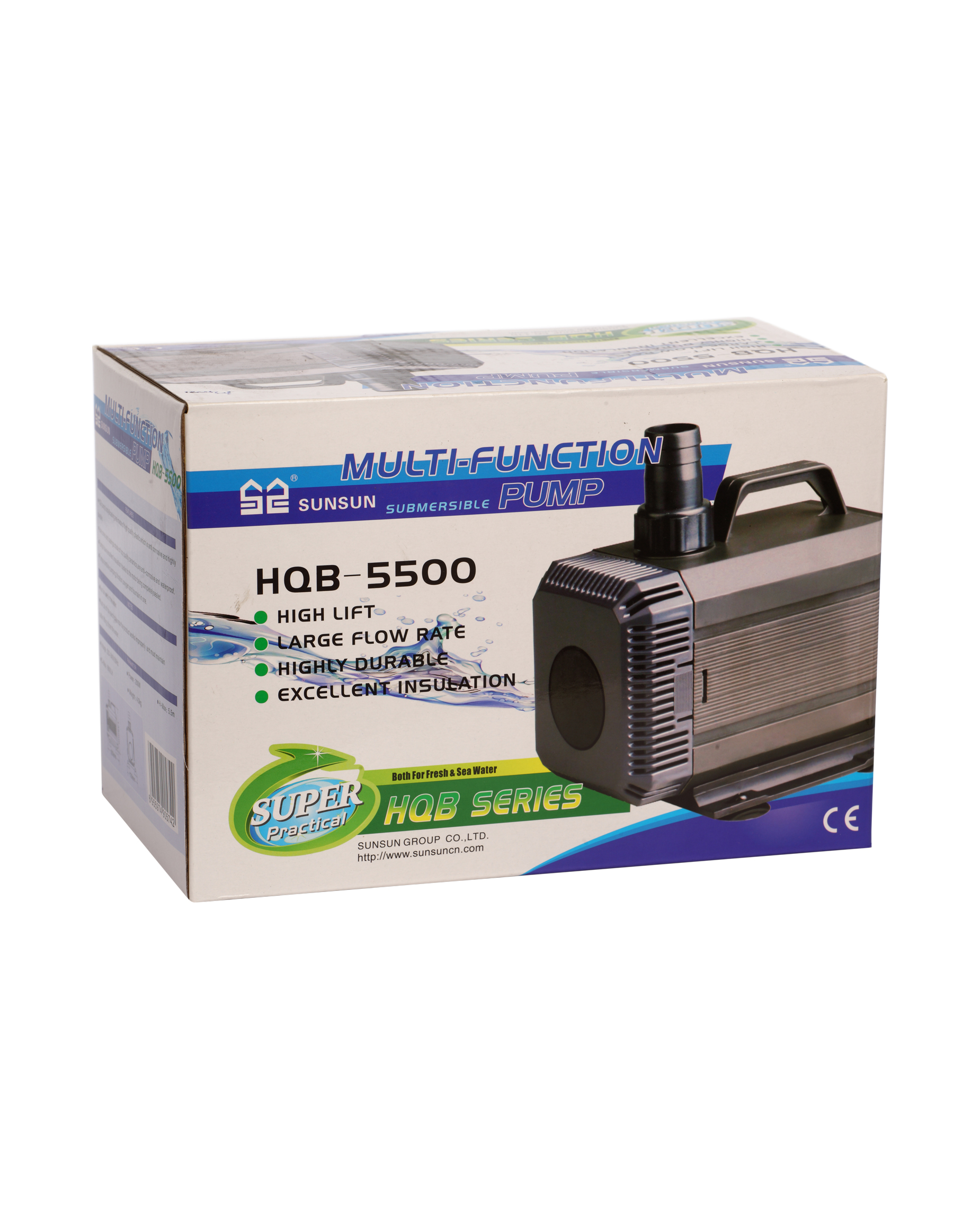 HQB 5500 Submersible Pump 200W 6800 l/h Sunsun