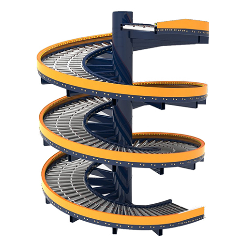 Gravity Spiral Conveyor - Material: Mild Steel