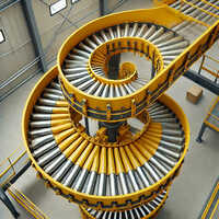 Mild Steel Spiral Gravity Roller Conveyor