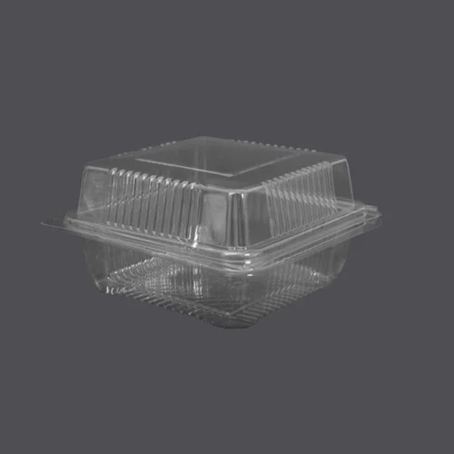 Transparent Burger Box - Finishing: Glossy Lamination