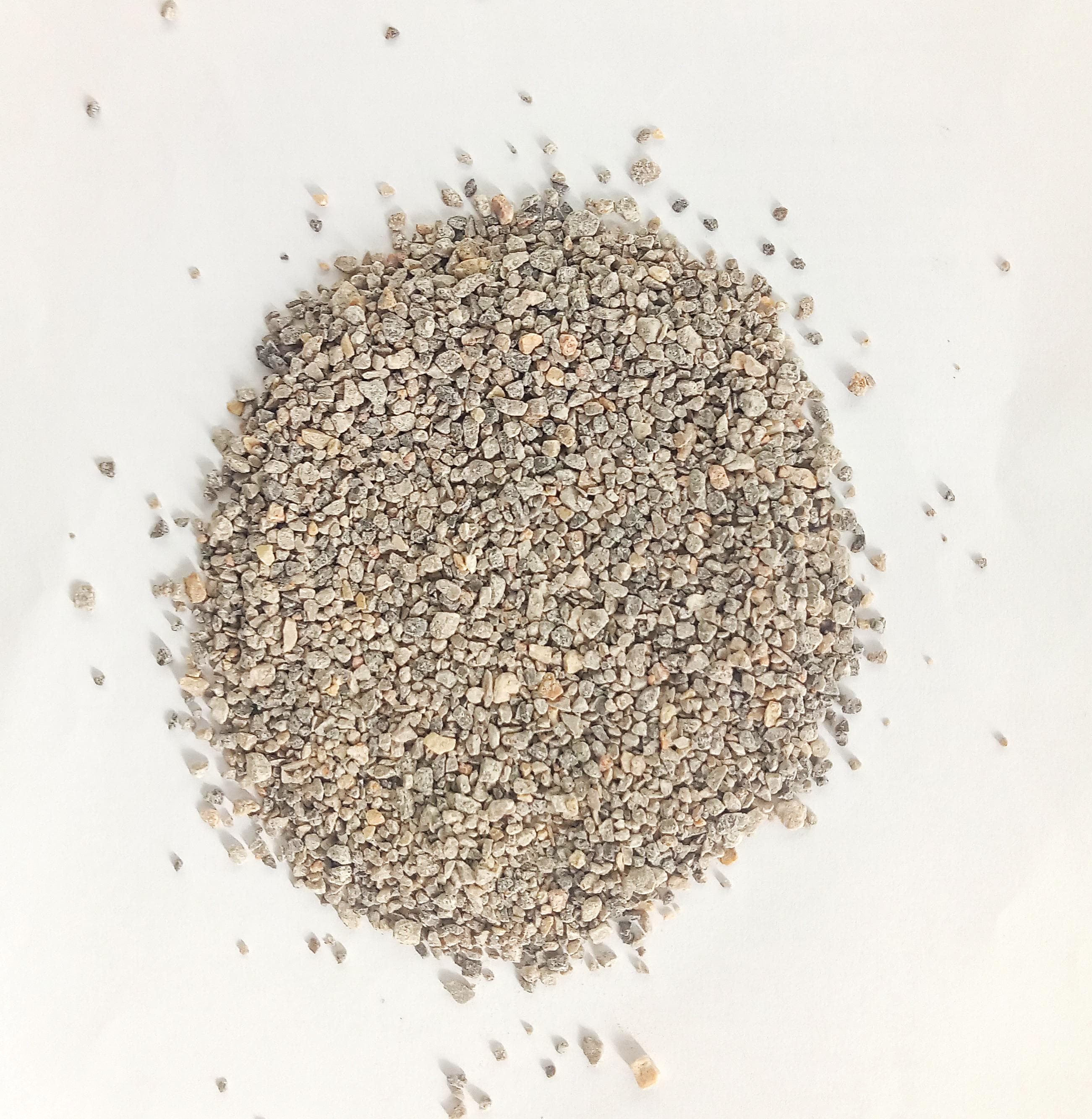 Grey Limestone Grit - Color: White