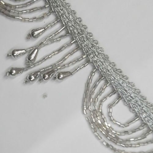 Silver Metal Hanging Latkan Lace - Color: Different Available