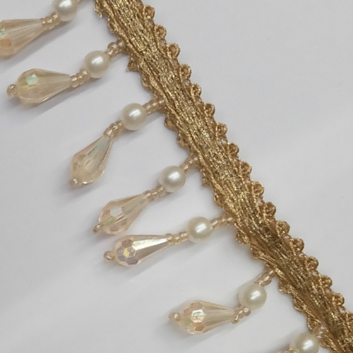 Latkan Crystal Moti Lace - Color: Different Available