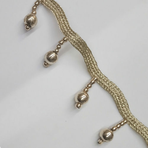 S0J9Bom8 Water Color Pearl Beads Border Lace - Color: Different Available