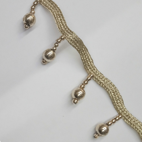 S0J9Bom8 Water Color Pearl Beads Border Lace - Color: Different Available