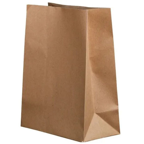 Plain Brown Kraft Paper Bag - Max Load: 2Kg Kilograms (Kg)